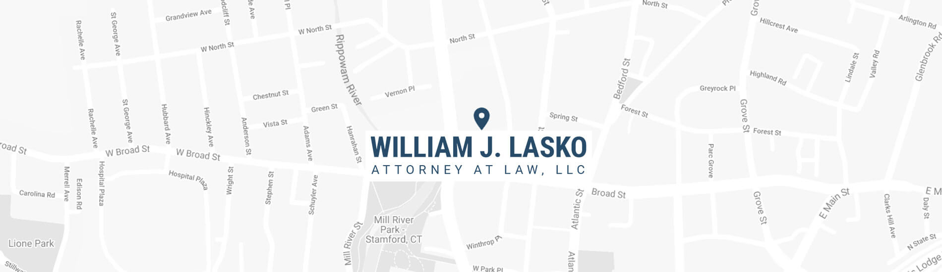 Map to attorney's office